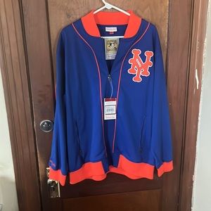 Mens NY Mets track jacket